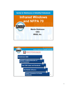 Infrared Windows and NFPA 70