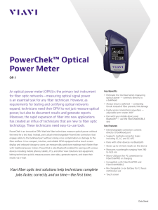 PowerChek™ Optical Power Meter