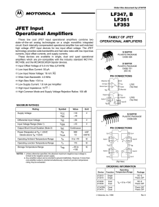 JFET input op amps