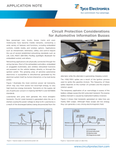 Circuit Protection Considerations for Automotive