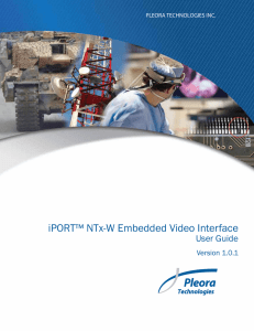 iPORT™ NTx-W Embedded Video Interface