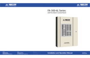 LT-950 FA-300 6L Installation and Operation Manual