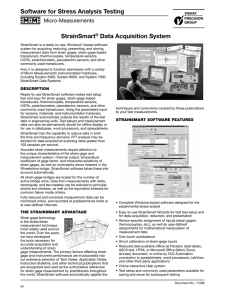 StrainSmart Software for Stress Analysis Testing