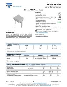 Silicon PIN Photodiode