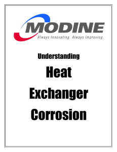 Understanding Heat Exchanger Corrosion