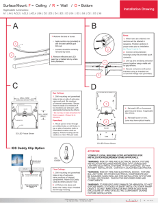 Surface Mount | Ceiling/Wall/Bottom | Install Guide