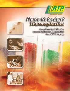 Flame Retardant Thermoplastics - Compliant, Cost