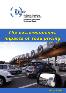 The socio-economic impacts of road pricing