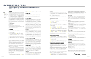 BestLites Specifications