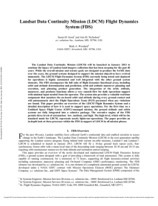 (LDCM) Flight Dynamics System (FDS)