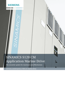 SINAMICS S120 CM Application Marine Drive