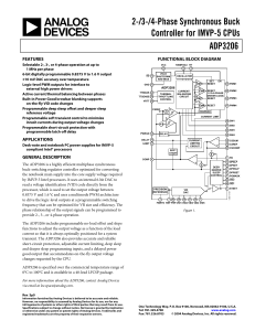 ADP3206 2-/3-/4-Phase Synchronous Buck Controller for IMVP