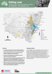 Coking coal - NSW Resources and Energy
