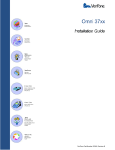 Verifone Omni 37xx Installation Guide