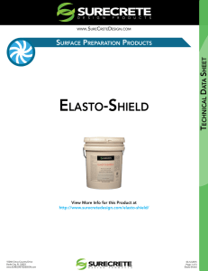 SureCrete Elasto-Shield Tech Data Sheet