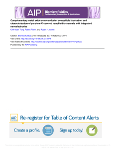 Complementary metal oxide semiconductor compatible fabrication