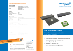 CMOS-MEA5000-System - Multichannel systems