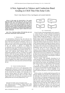 A New Approach to Valence and Conduction Band Grading in