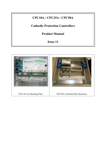 CPC10A / CPC25A / CPC50A Cathodic Protection Controllers