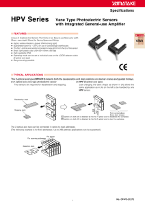 HPV Series Specifications