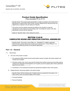 FF Modular 3-Part Guide Spec