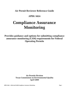 TCEQ - Compliance Assurance Monitoring