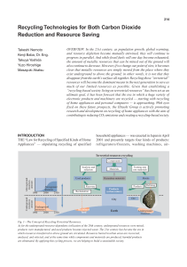 Recycling Technologies for Both Carbon Dioxide