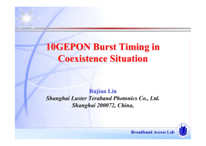 10GEPON Burst Timing in Coexistence Situation