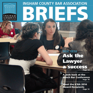 Ask the Lawyer a success - Ingham County Bar Association
