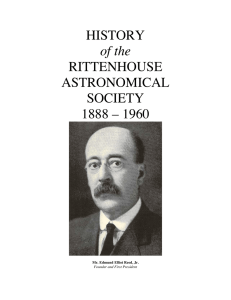 PDF file 8.5 Meg - Rittenhouse Astronomical Society
