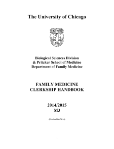 The University of Chicago - Department of Family Medicine