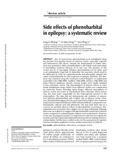 Side effects of phenobarbital in epilepsy: a systematic review