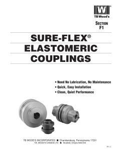 sure-flex® elastomeric couplings