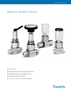 Bellows-Sealed Valves, BN Series