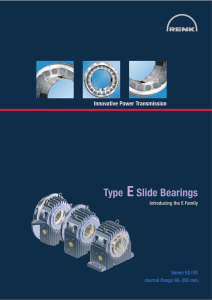 Type E Slide Bearings