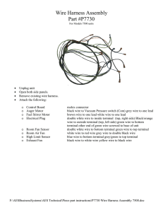 P7730 Wire Harness Assembly