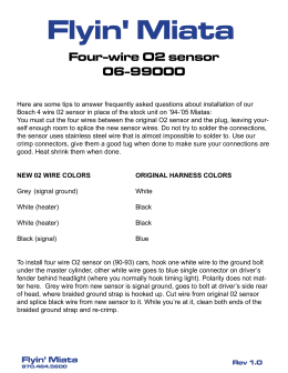 Lokar Cable Operated Sensor Kit Installation Instructions For GM