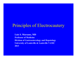Principles of Electrocautery