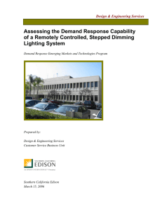 Assessing the Demand Response Capability of a Remotely