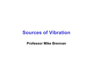 Sources of Vibration