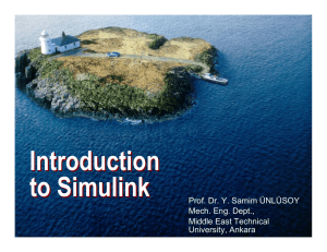 Intro to Simulink