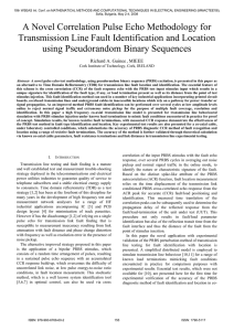 A Novel Correlation Pulse Echo Methodology for