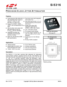 Si5316 - Silicon Labs