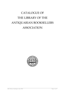 ABA Library Catalogue