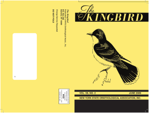The Kingbird Vol. 59 No. 2 - June 2009