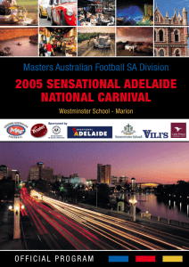 2005 SENSATIONAL ADELAIDE NATIONAL CArNIvAL