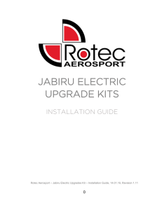 Jabiru Electronic Kit Installation Guide