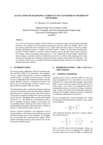 ALLOCATION OF HARMONIC CURRENTS TO CUSTOMERS IN