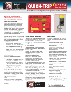 quick-trip arc flash - National Breaker Services