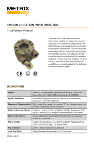 SM6100 Manual - Metrix Vibration